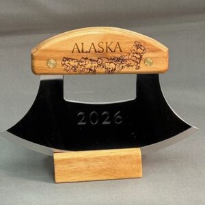 Alaska engraved ulu knife with 2026