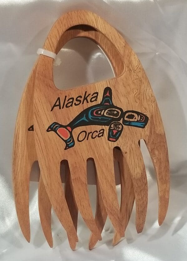 Two Alaskan Grabbers with the word alaska oregon on them.
