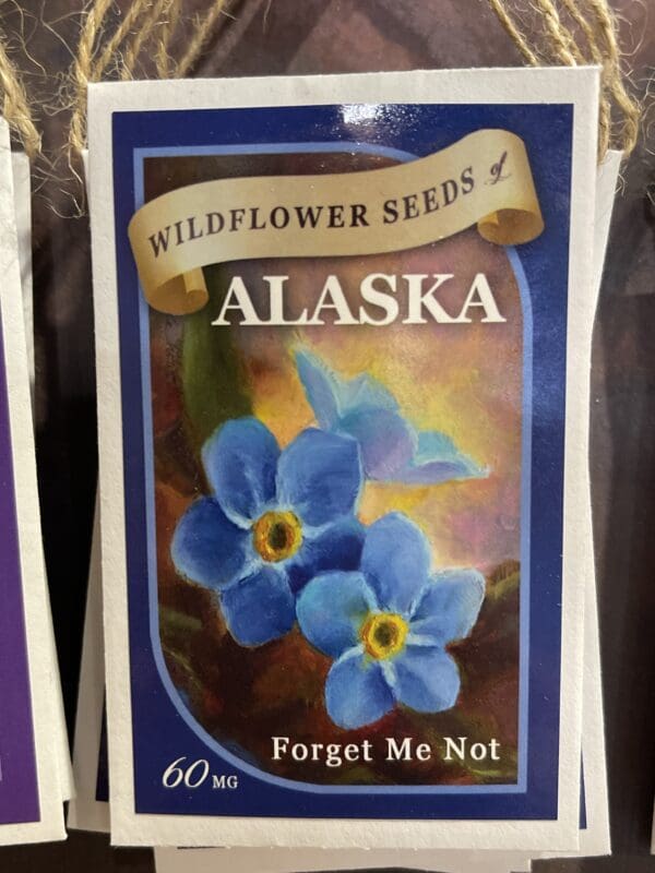 Wildflower seeds alaska forget me not.